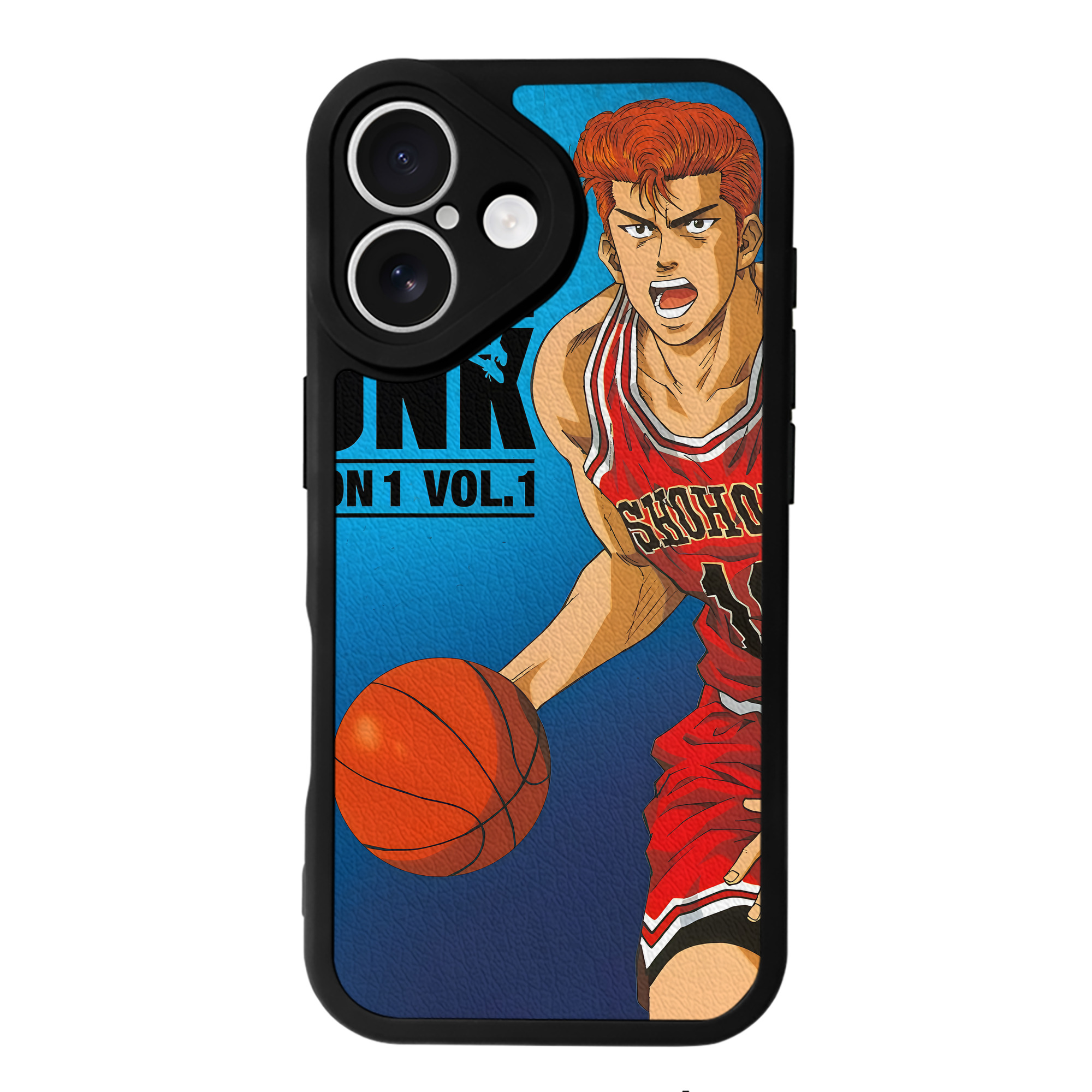 （画像用） SLAM DUNK／スラムダンク 【iPhone 16シリーズ対応】シリコンスマホケース（レザー調） 材質：シリコン